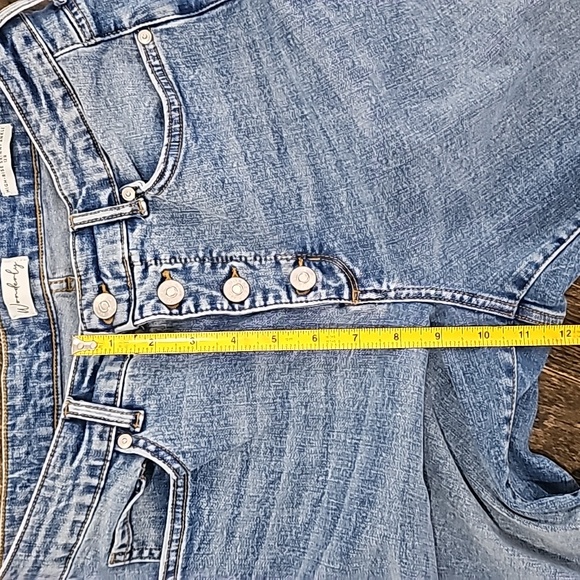 WONDERLY women's sz 12 R jeans button fly high waisted - Picture 4 of 6